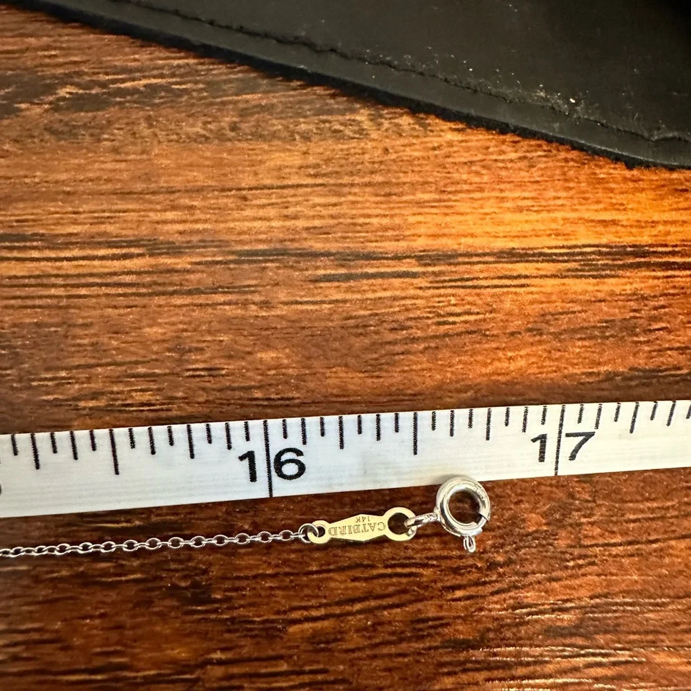 ❌SOLD❌ catbird nyc • diamond pinprick necklace solid white gold diamond - Picture 10 of 13